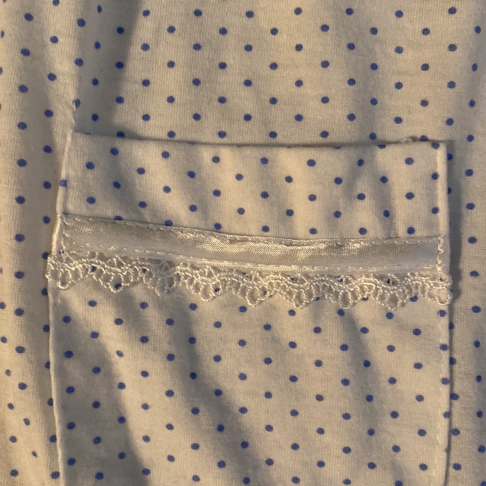 2 Pc Pink Label Tony Dot Fabric Pajamas - Picture 5 of 6